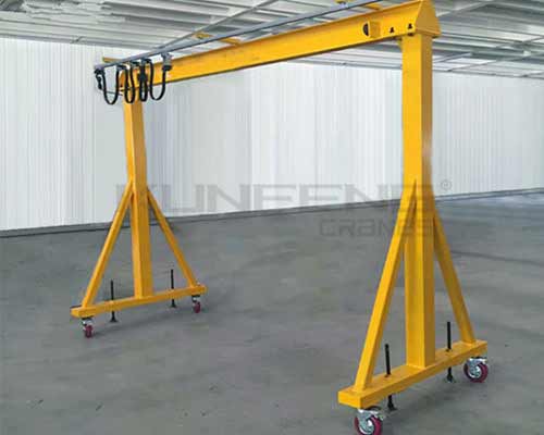 500kg小型龙门吊检修前的准备工作